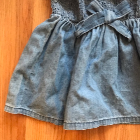Baby Guess Denim Off The Shoulder Dress 12M - Picture 4 of 6